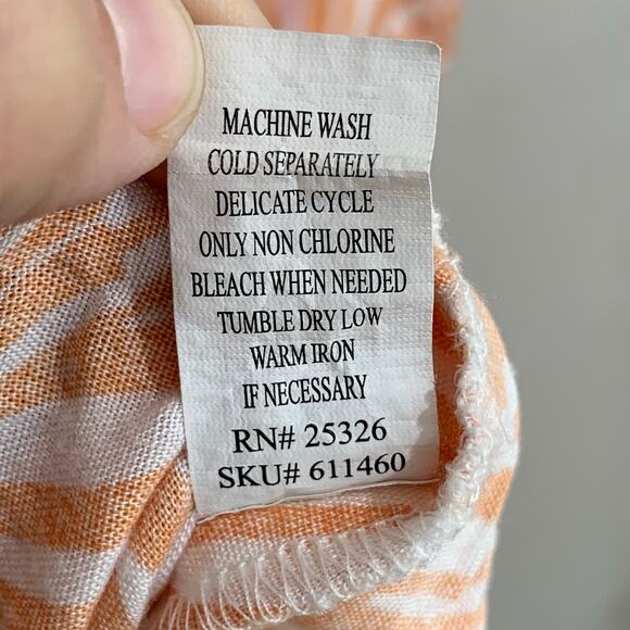 World Market Maxi Dress sz Large / XL Lightweight Kaftan Kimono Beachy Geometric - Picture 9 of 10